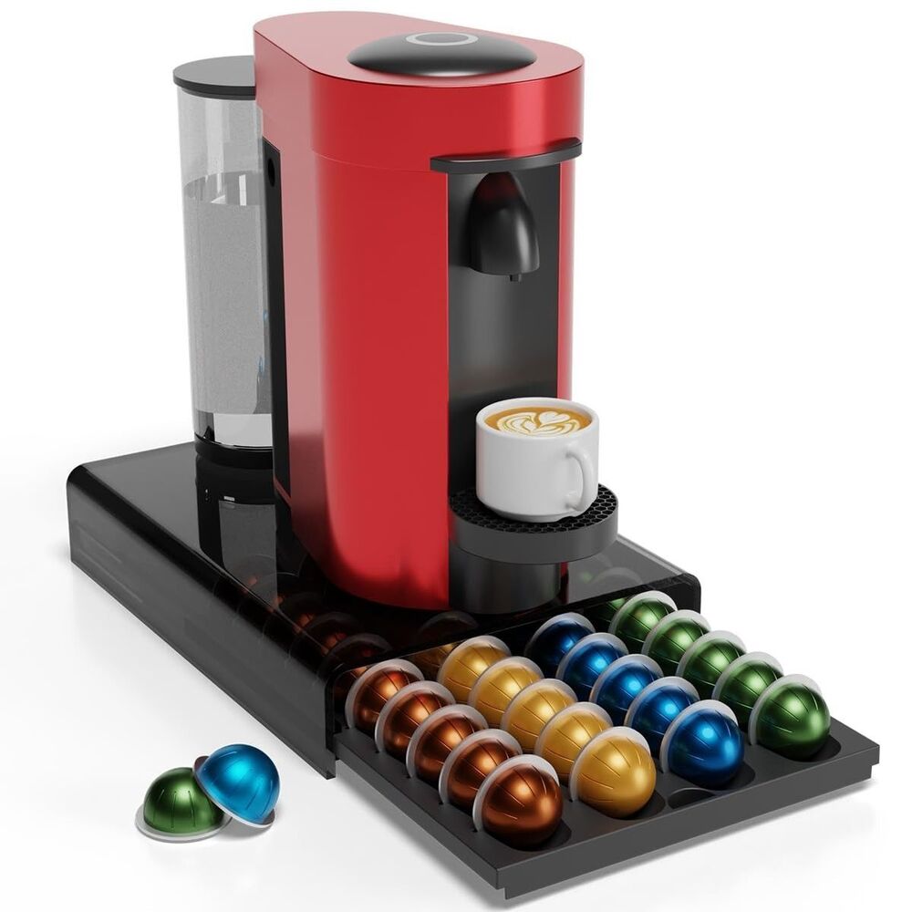 LifeMoreasy Nespresso Vertuo Coffee Pod Holder - 40 Pods